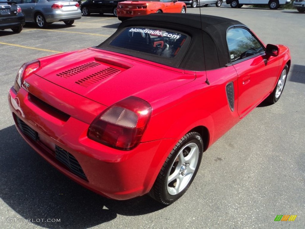 2000 MR2 Spyder Roadster - Absolutely Red / Black photo #3