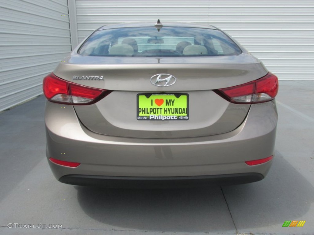 2016 Elantra Value Edition - Desert Bronze / Beige photo #5