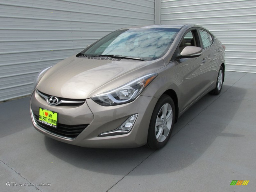 2016 Elantra Value Edition - Desert Bronze / Beige photo #7