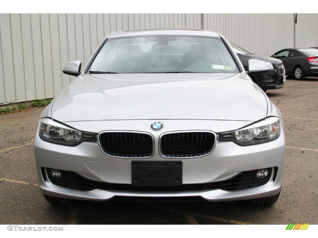 2013 3 Series 328i xDrive Sedan - Glacier Silver Metallic / Black photo #4