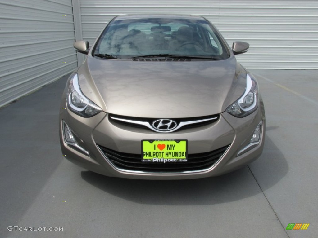 2016 Elantra Value Edition - Desert Bronze / Beige photo #8