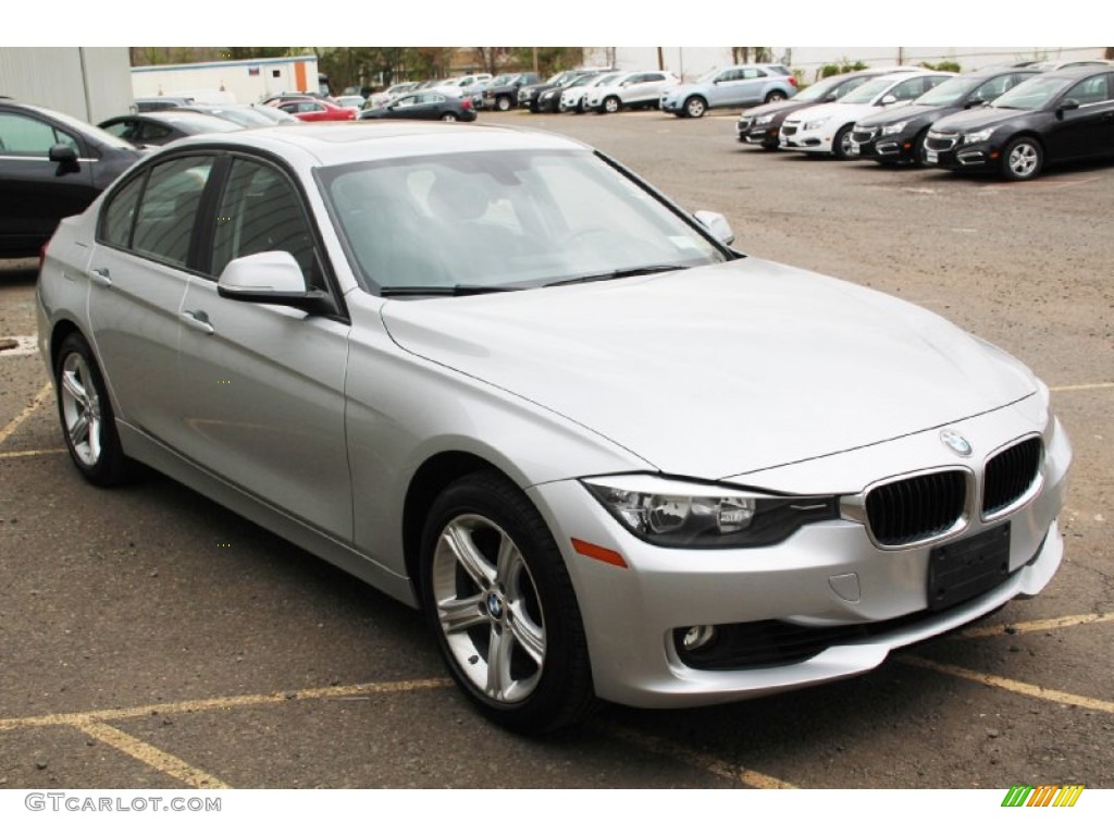 2013 3 Series 328i xDrive Sedan - Glacier Silver Metallic / Black photo #5
