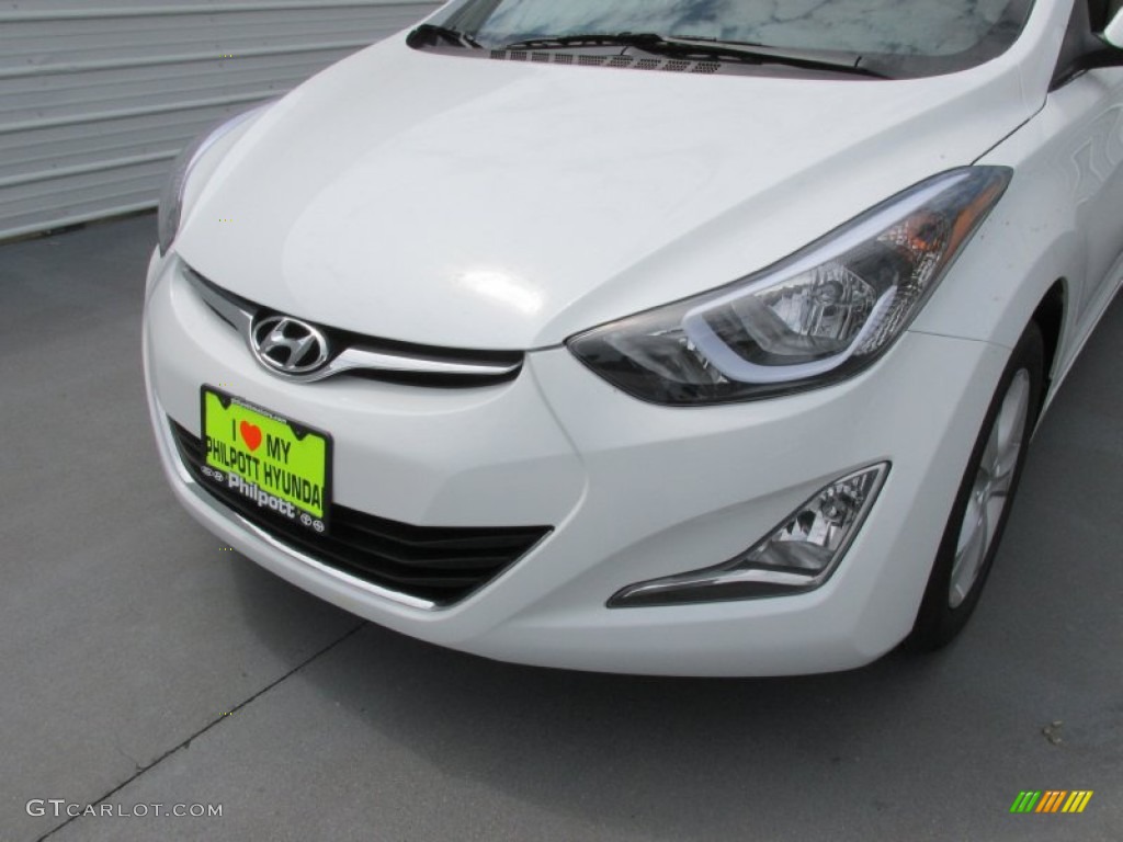 2016 Elantra Value Edition - White / Beige photo #10