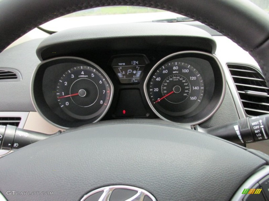 2016 Elantra Value Edition - White / Beige photo #30