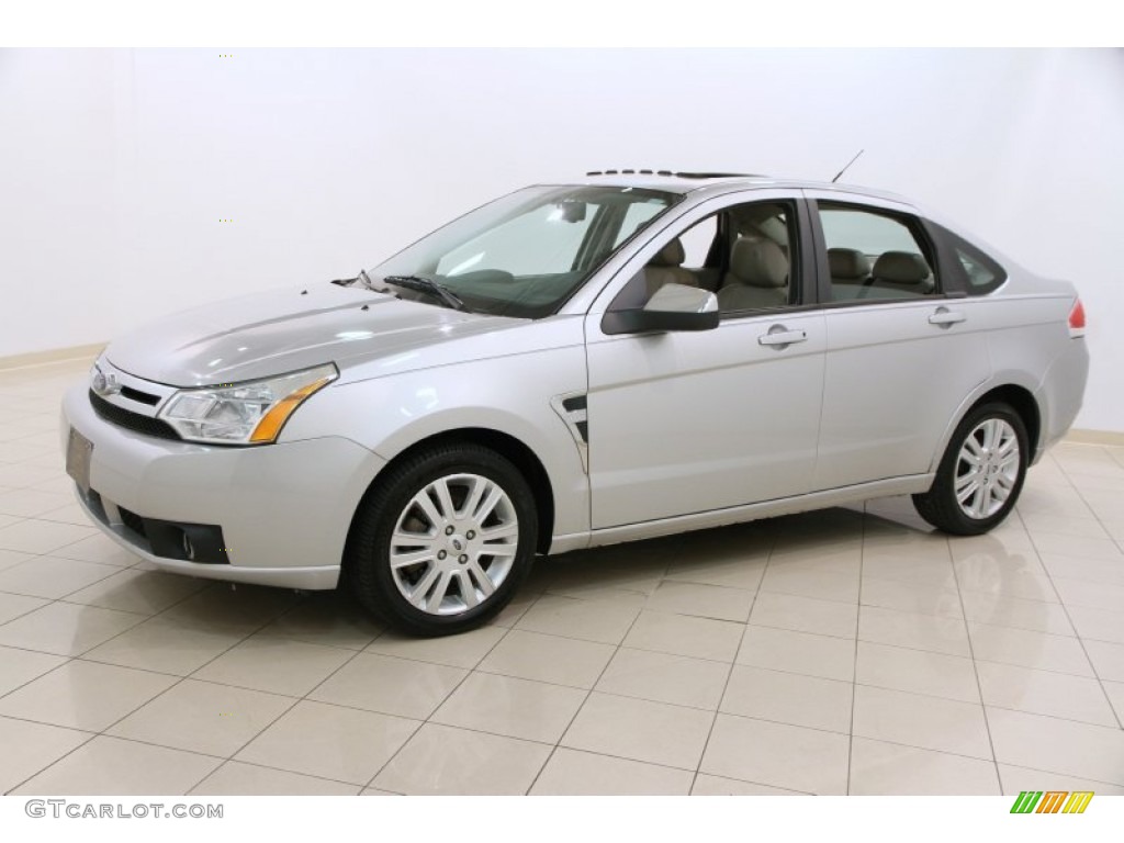 Brilliant Silver Metallic 2009 Ford Focus SEL Sedan Exterior Photo #103599566