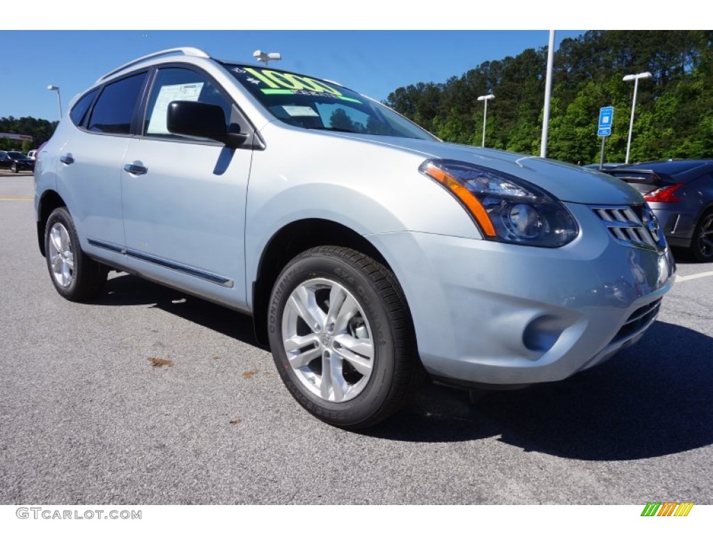 Frosted Steel 2015 Nissan Rogue Select S Exterior Photo #103600181