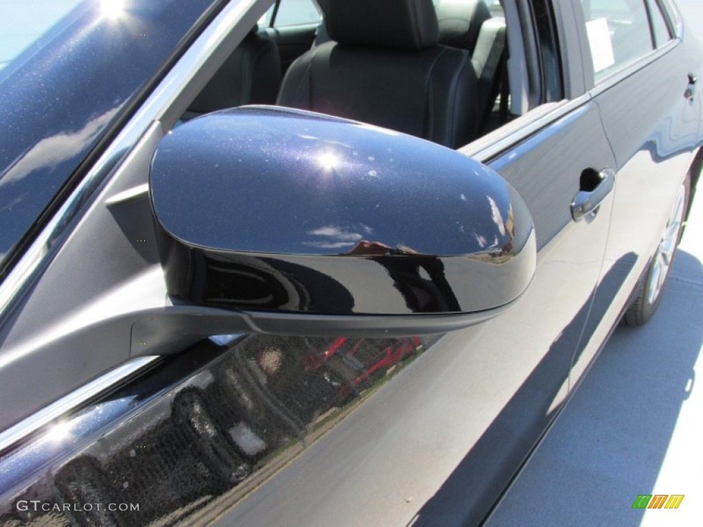 2015 Camry XLE V6 - Attitude Black Metallic / Black photo #12