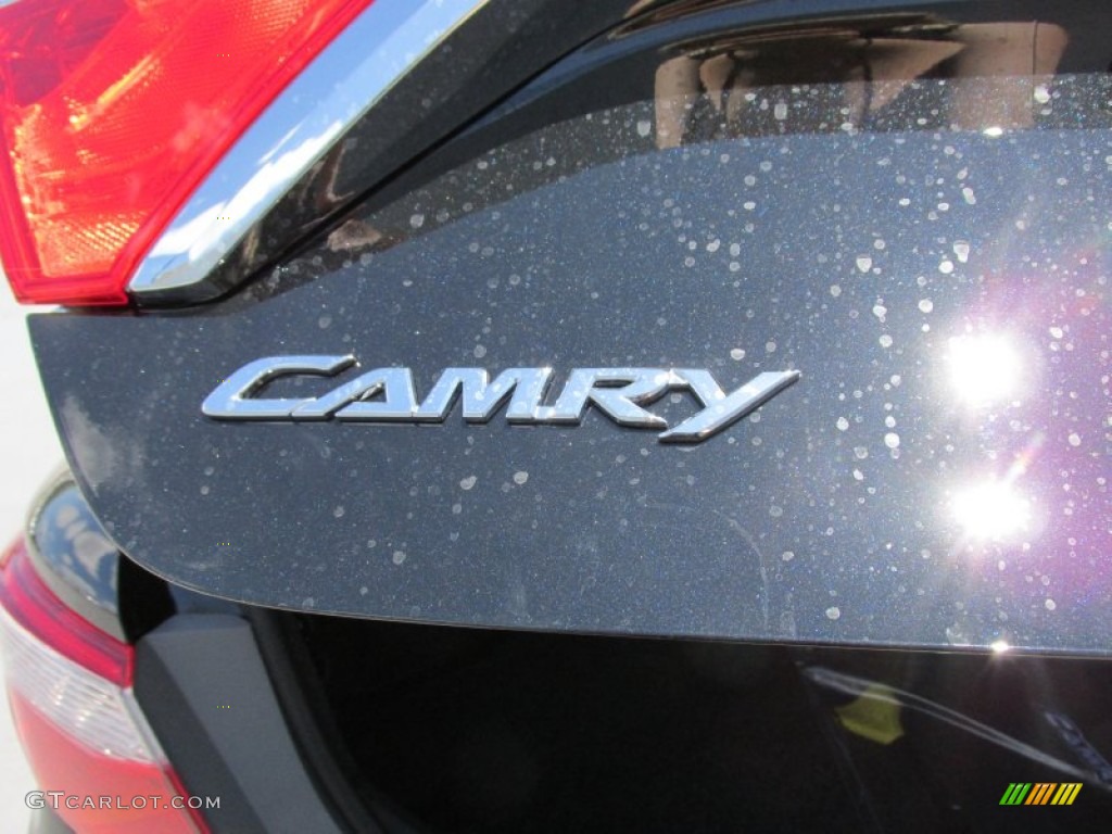 2015 Camry XLE V6 - Attitude Black Metallic / Black photo #13