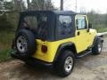 2001 Solar Yellow Jeep Wrangler SE 4x4  photo #7