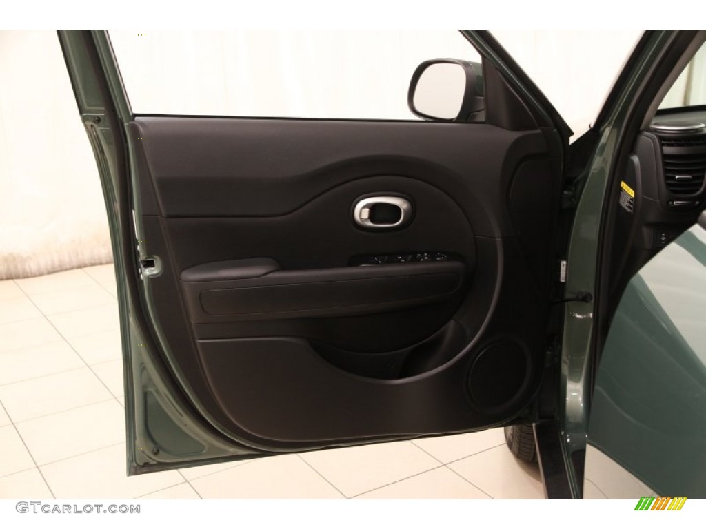 2014 Soul 1.6 - Kale Green / Black Diamond Woven Cloth photo #4