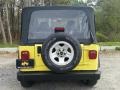 2001 Solar Yellow Jeep Wrangler SE 4x4  photo #8
