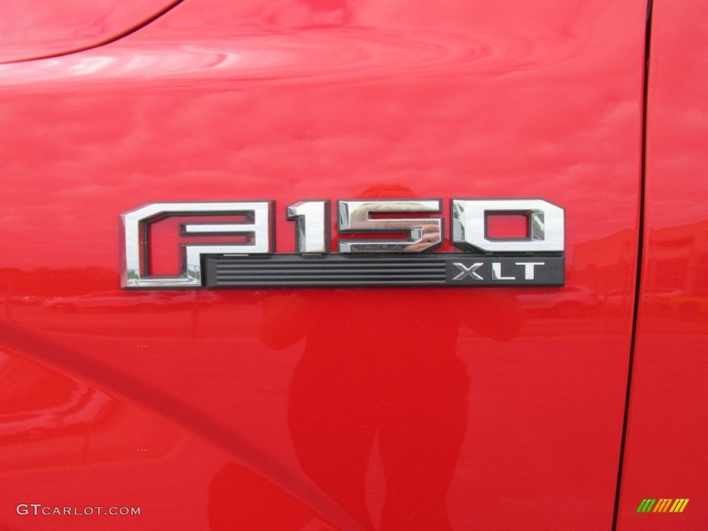 2015 F150 XLT SuperCrew 4x4 - Race Red / Black photo #14