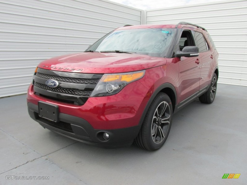 2015 Explorer Sport 4WD - Ruby Red / Sport Charcoal Black photo #7