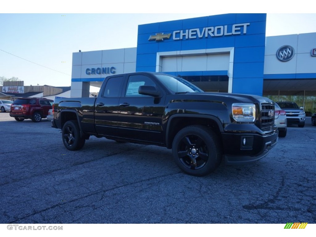 2015 Sierra 1500 Double Cab - Onyx Black / Jet Black/Dark Ash photo #1