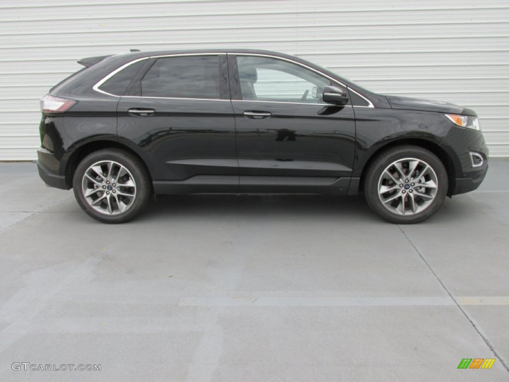 Tuxedo Black Metallic 2015 Ford Edge Titanium Exterior Photo #103606659
