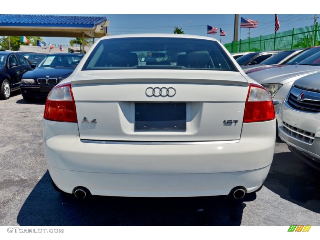 2005 A4 1.8T Sedan - Arctic White / Ebony photo #10
