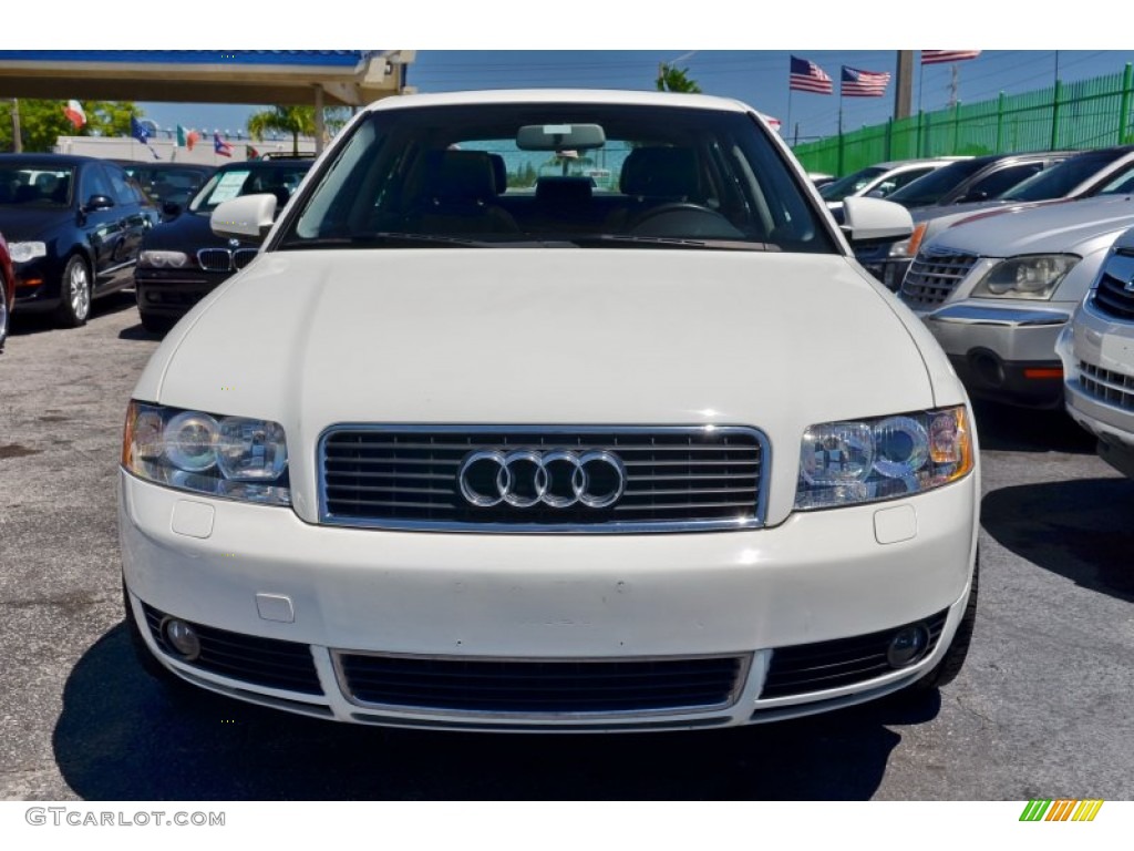 2005 A4 1.8T Sedan - Arctic White / Ebony photo #29