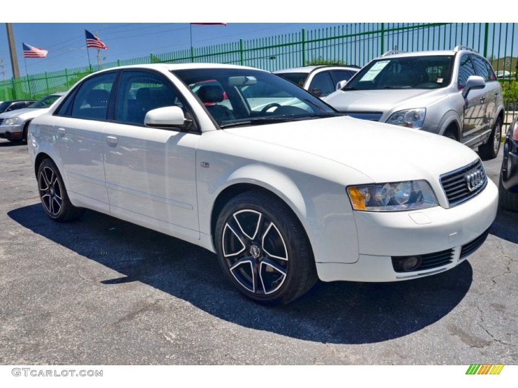 2005 A4 1.8T Sedan - Arctic White / Ebony photo #31