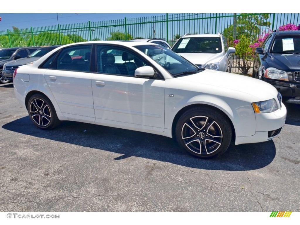 2005 A4 1.8T Sedan - Arctic White / Ebony photo #32