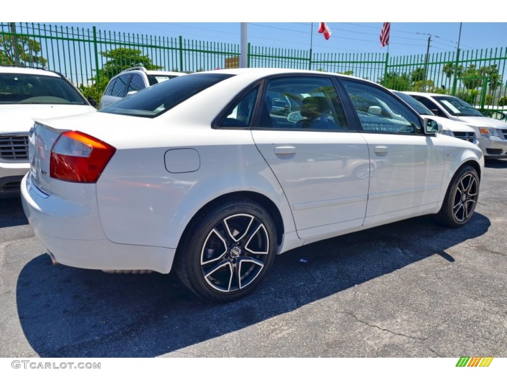 2005 A4 1.8T Sedan - Arctic White / Ebony photo #34
