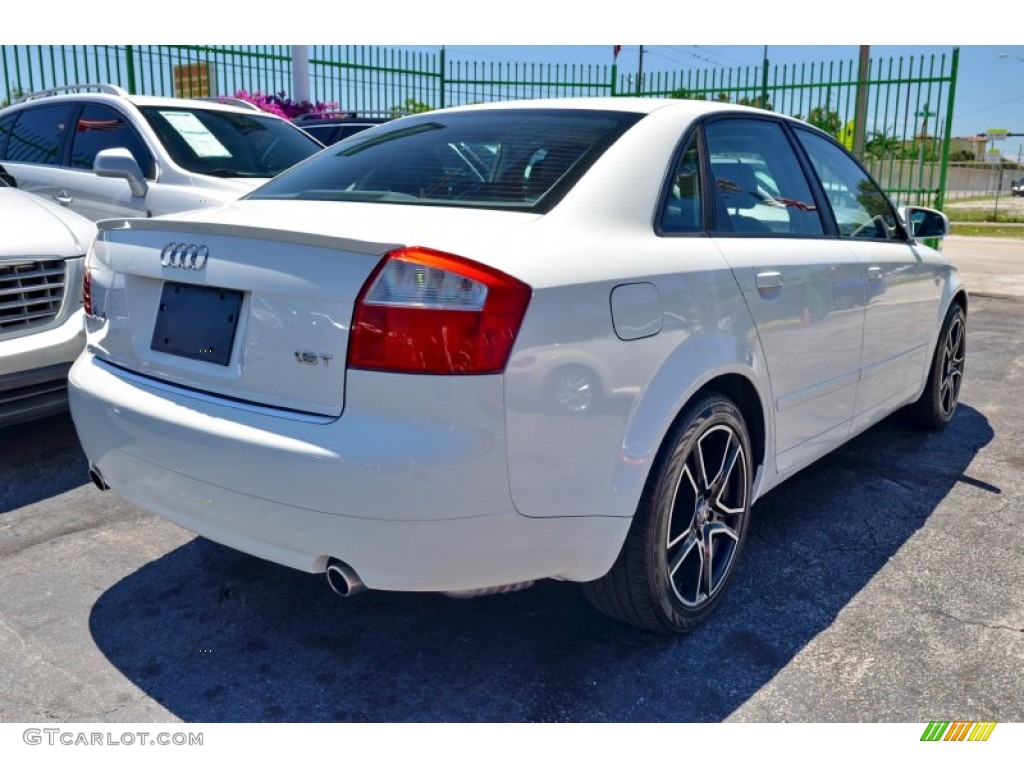 2005 A4 1.8T Sedan - Arctic White / Ebony photo #35