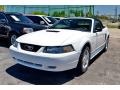 2001 Oxford White Ford Mustang V6 Convertible  photo #3