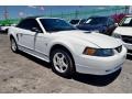 2001 Oxford White Ford Mustang V6 Convertible  photo #28