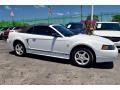 2001 Oxford White Ford Mustang V6 Convertible  photo #29