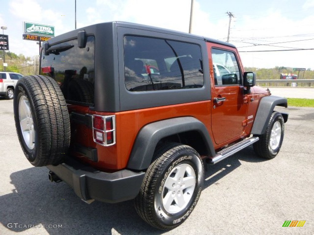 2014 Wrangler Sport 4x4 - Copperhead / Black photo #3