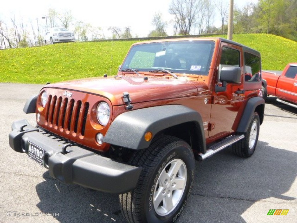 2014 Wrangler Sport 4x4 - Copperhead / Black photo #10