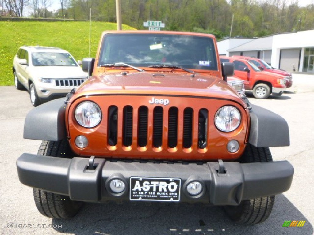 2014 Wrangler Sport 4x4 - Copperhead / Black photo #11