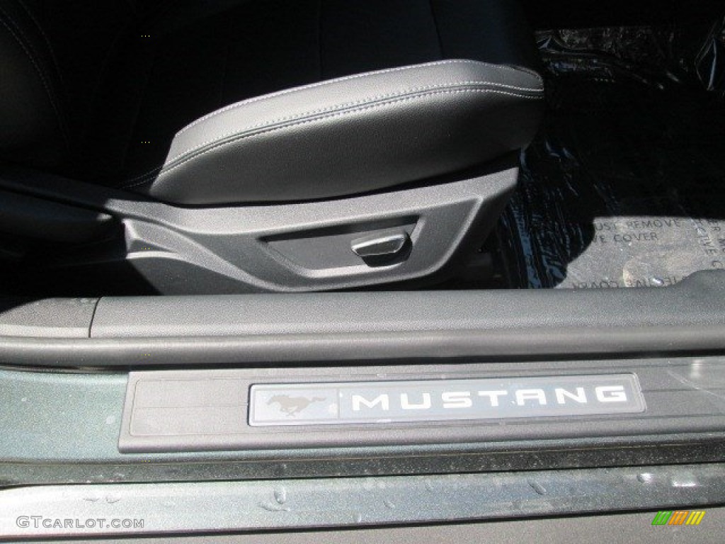 2015 Mustang GT Premium Coupe - Guard Metallic / Ebony photo #15