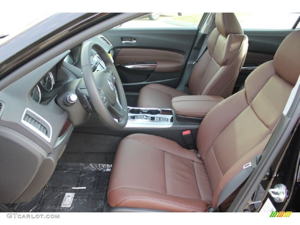 Espresso Interior 2015 Acura TLX 3.5 Advance SH-AWD Photo #103610972