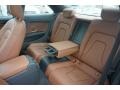 2012 Audi A5 Cinnamon Brown Interior Rear Seat Photo