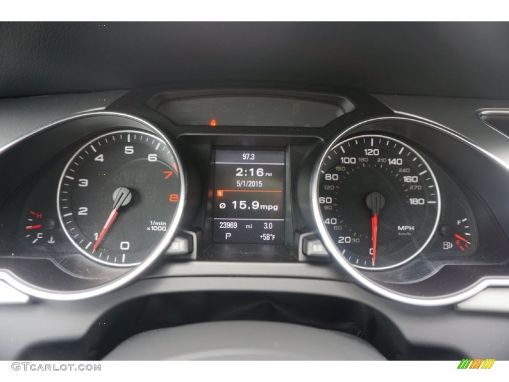 2012 Audi A5 2.0T quattro Coupe Gauges Photos