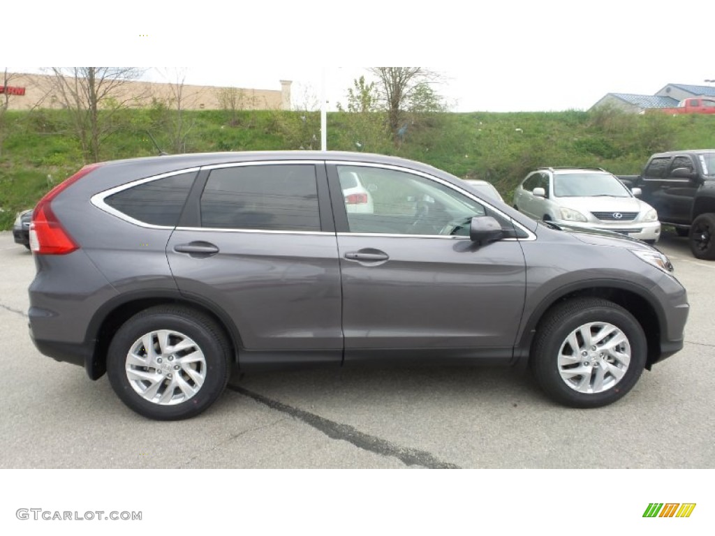 2015 CR-V EX AWD - Modern Steel Metallic / Gray photo #2