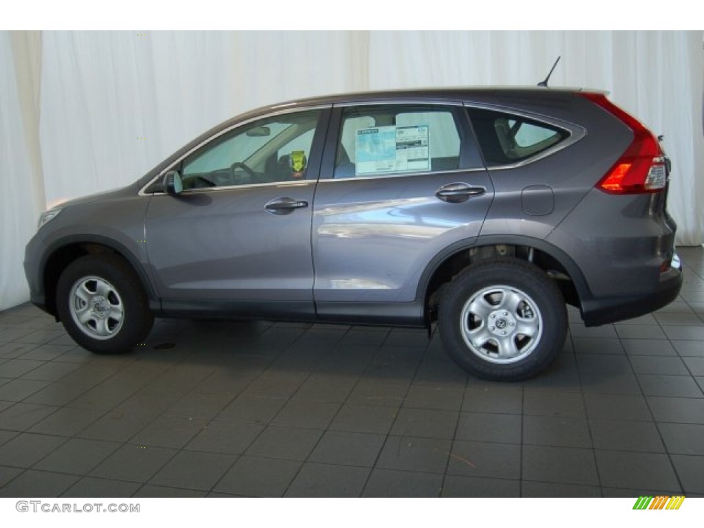 2015 CR-V LX - Modern Steel Metallic / Gray photo #8