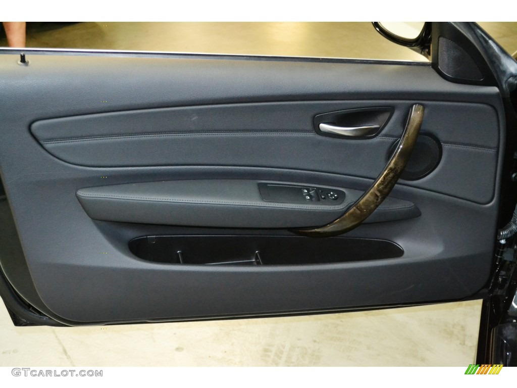 2012 1 Series 135i Coupe - Black Sapphire Metallic / Black photo #14