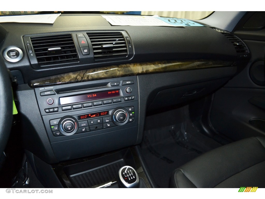 2012 1 Series 135i Coupe - Black Sapphire Metallic / Black photo #16