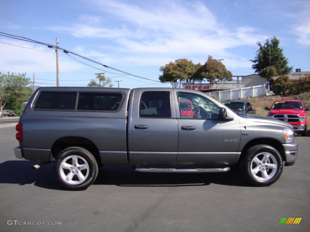 2008 Ram 1500 SLT Quad Cab 4x4 - Mineral Gray Metallic / Medium Slate Gray photo #8