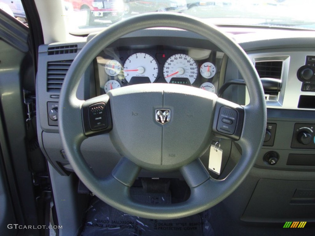 2008 Ram 1500 SLT Quad Cab 4x4 - Mineral Gray Metallic / Medium Slate Gray photo #13