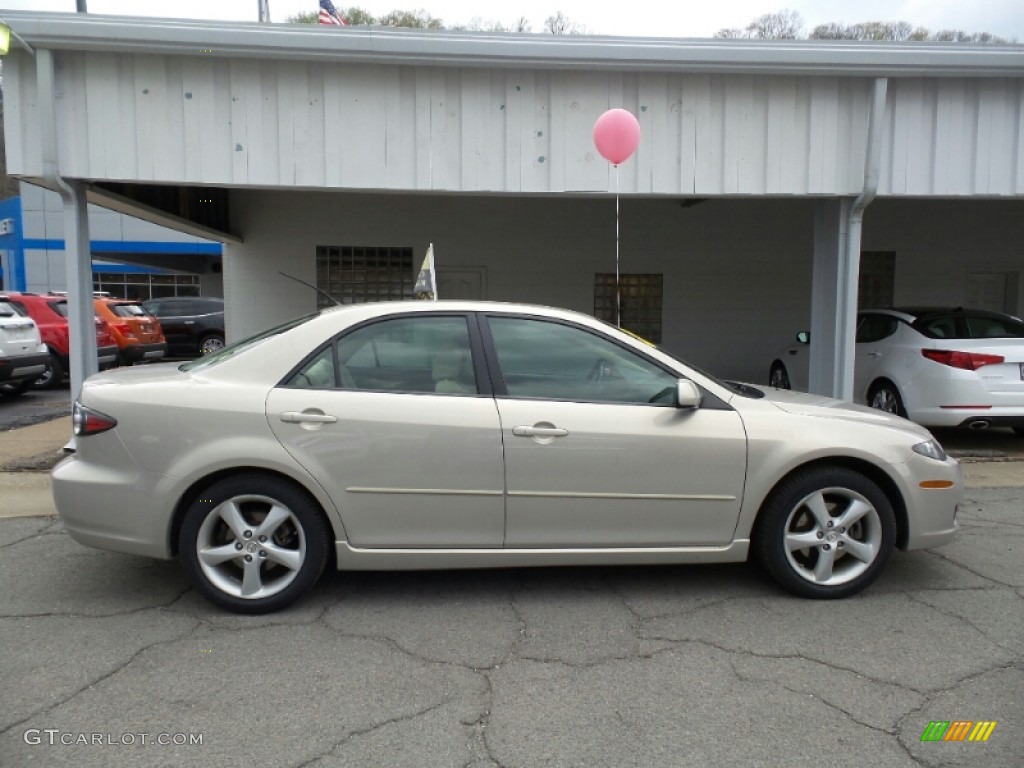 2008 MAZDA6 i Sport Sedan - Smokestone / Beige photo #1