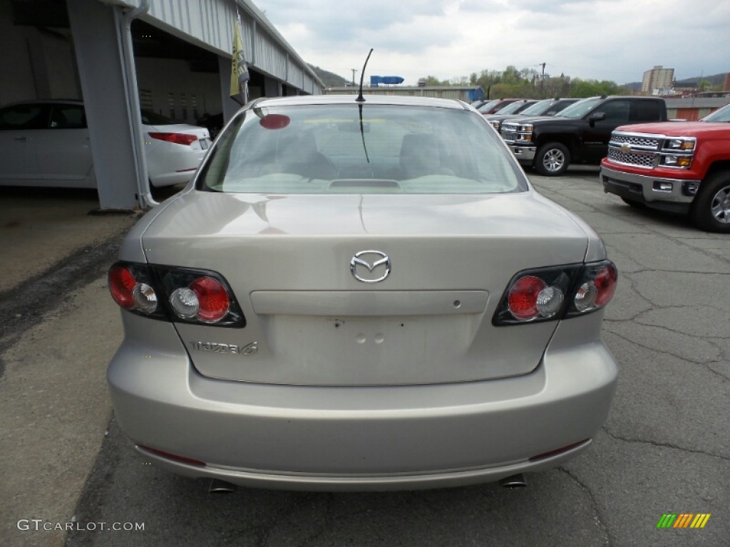 2008 MAZDA6 i Sport Sedan - Smokestone / Beige photo #4