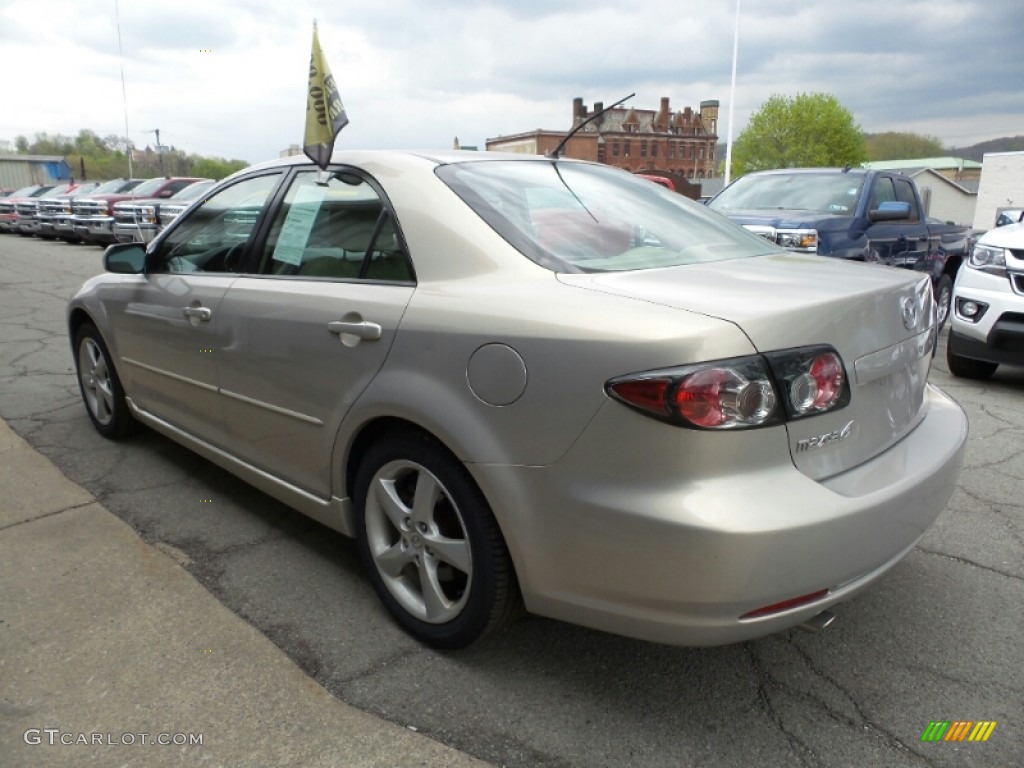 2008 MAZDA6 i Sport Sedan - Smokestone / Beige photo #5