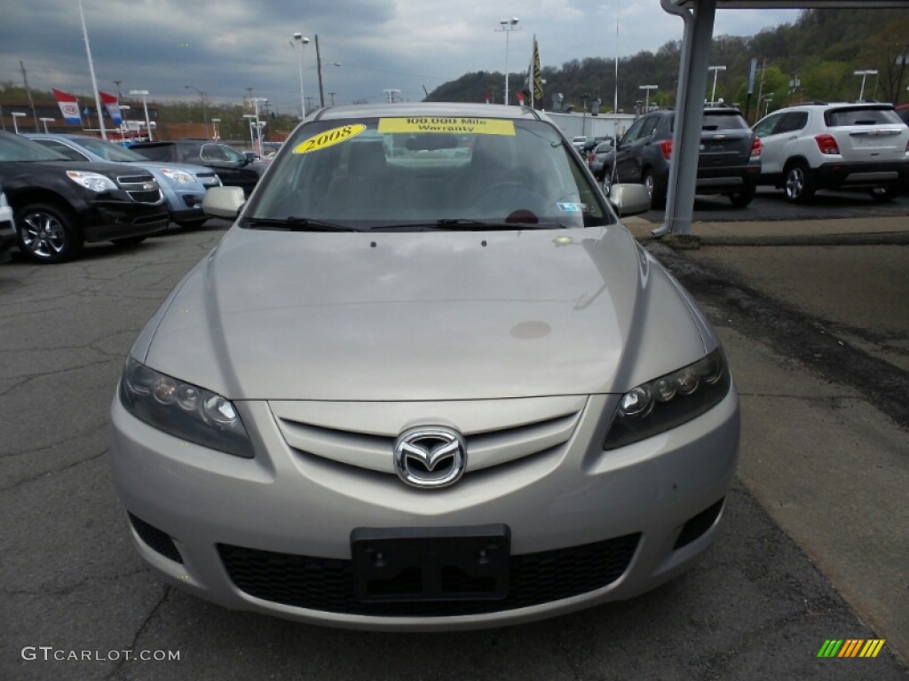 2008 MAZDA6 i Sport Sedan - Smokestone / Beige photo #8