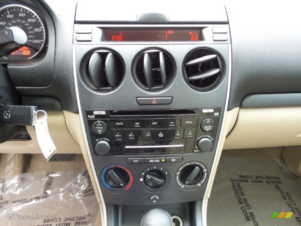2008 MAZDA6 i Sport Sedan - Smokestone / Beige photo #18