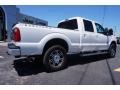 2014 White Platinum Tri-Coat Ford F250 Super Duty Platinum Crew Cab 4x4  photo #7