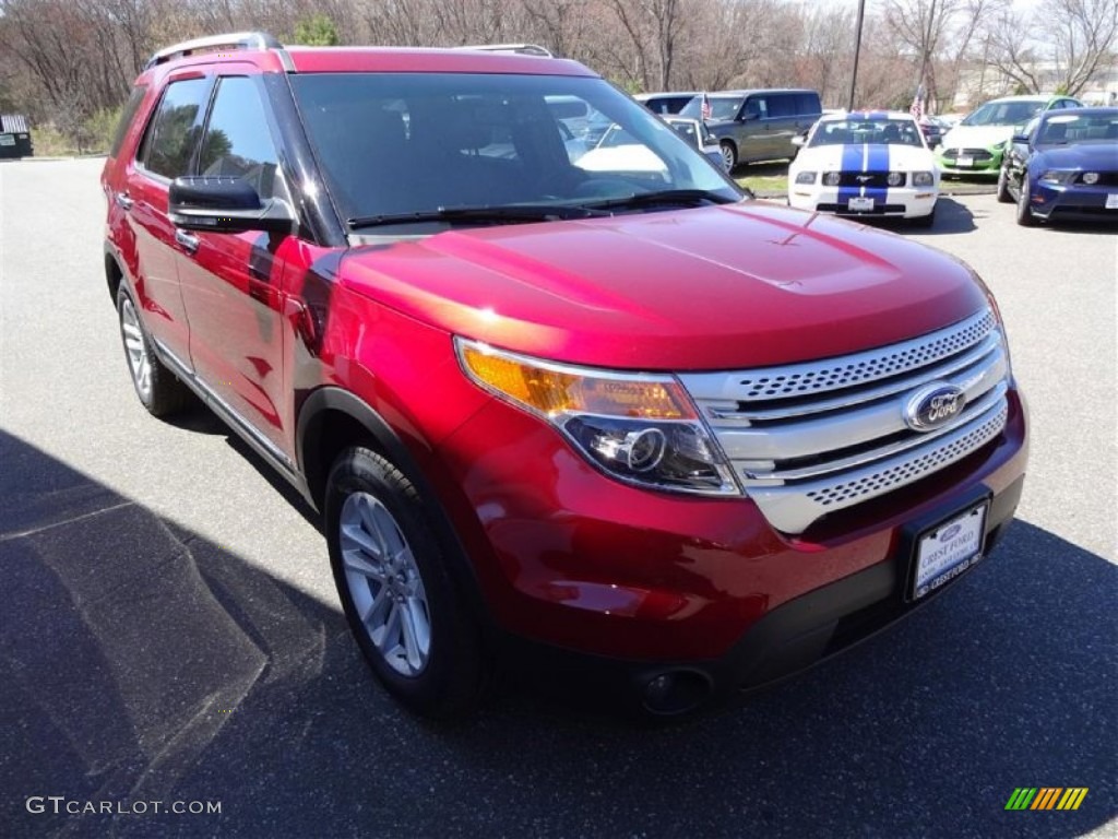 2015 Explorer XLT 4WD - Ruby Red / Charcoal Black photo #1