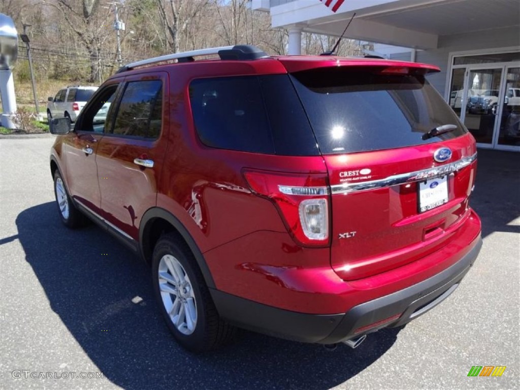 2015 Explorer XLT 4WD - Ruby Red / Charcoal Black photo #5