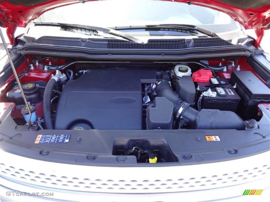 2015 Explorer XLT 4WD - Ruby Red / Charcoal Black photo #9